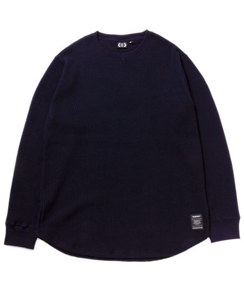 430（フォーサーティ）の「L/S LONG THERMAL C/S（Tシャツ/カットソー・メンズ・ネイビー/ホワイト/ブラック・0/3/2/1）」の3枚目の写真