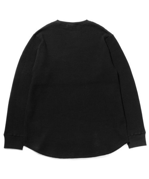 430（フォーサーティ）の「L/S LONG THERMAL C/S（Tシャツ/カットソー・メンズ・ネイビー/ホワイト/ブラック・0/3/2/1）」の4枚目の写真