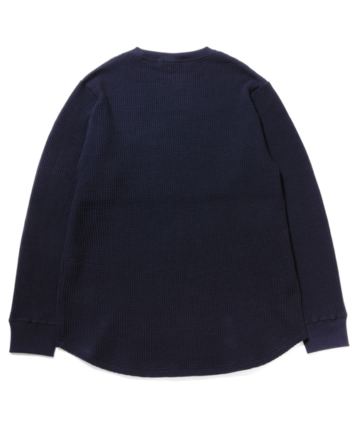 430（フォーサーティ）の「L/S LONG THERMAL C/S（Tシャツ/カットソー・メンズ・ネイビー/ホワイト/ブラック・0/3/2/1）」の5枚目の写真