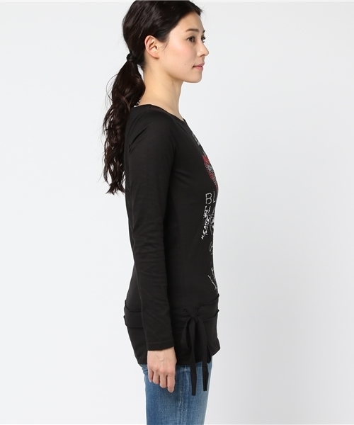 Desigual（デシグアル）の「「Desigual/デシグアル」Tシャツ（Tシャツ/カットソー・レディース・ブラック・SMALL/MEDIUM）」の7枚目の写真