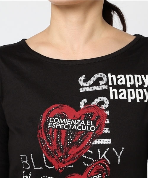 Desigual（デシグアル）の「「Desigual/デシグアル」Tシャツ（Tシャツ/カットソー・レディース・ブラック・SMALL/MEDIUM）」の9枚目の写真