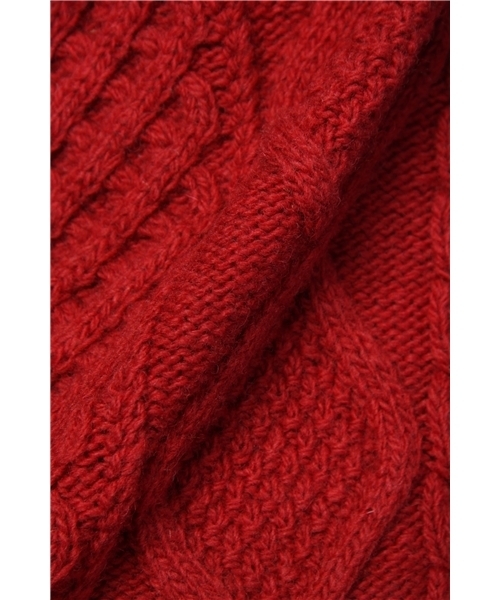 BEAUTY&YOUTH UNITED ARROWS（ビューティーアンドユースユナイテッドアローズ）の「BY アラン クルーネックニット (mg1101bN)　§　◆（ニット/セーター・メンズ・グレー/ナチュラル/レッド/ネイビー・LARGE/MEDIUM/SMALL）」の9枚目の写真