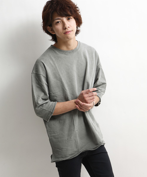 ZIP FIVE(ジップファイブ)の「【ZIP FIVE】ピグメントワイドクルーネック(スウェット・メンズ・ピンク/ベージュ/ネイビー/オリーブ/グレー/オフホワイト/ブラック・LARGE/MEDIUM/SMALL)」の3枚目の写真