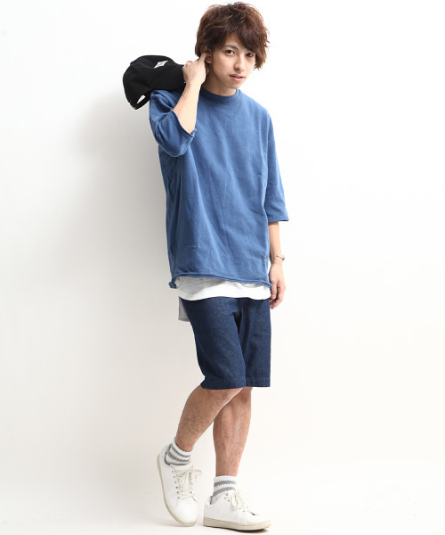 ZIP FIVE(ジップファイブ)の「【ZIP FIVE】ピグメントワイドクルーネック(スウェット・メンズ・ピンク/ベージュ/ネイビー/オリーブ/グレー/オフホワイト/ブラック・LARGE/MEDIUM/SMALL)」の13枚目の写真