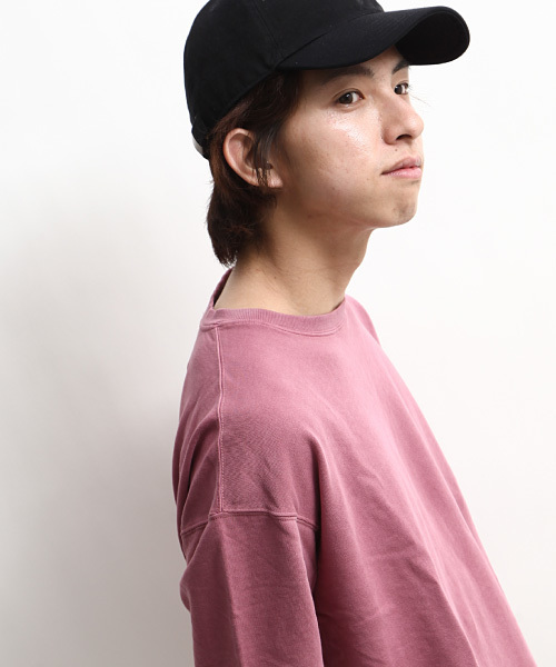 ZIP FIVE(ジップファイブ)の「【ZIP FIVE】ピグメントワイドクルーネック(スウェット・メンズ・ピンク/ベージュ/ネイビー/オリーブ/グレー/オフホワイト/ブラック・LARGE/MEDIUM/SMALL)」の21枚目の写真