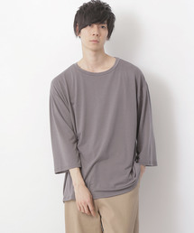 MONO-MART | ビッグシルエットドロップショルダー ビッグシルエットカットソー(summer sleeve)(Tシャツ/カットソー)