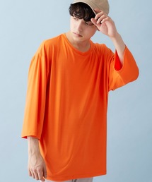 MONO-MART | ビッグシルエットドロップショルダー ビッグシルエットカットソー(summer sleeve)(Tシャツ/カットソー)