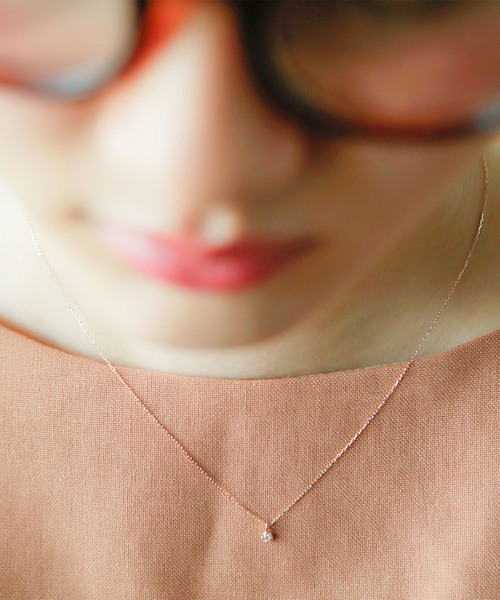 BLOOM（ブルーム）の「K10 ピンクゴールド ダイヤモンド（0.03ct 