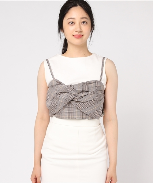 ロージーモンスター　autumn leaves チェック柄トップス ロージーモンスター autumn leaves チェック柄トップス 新品