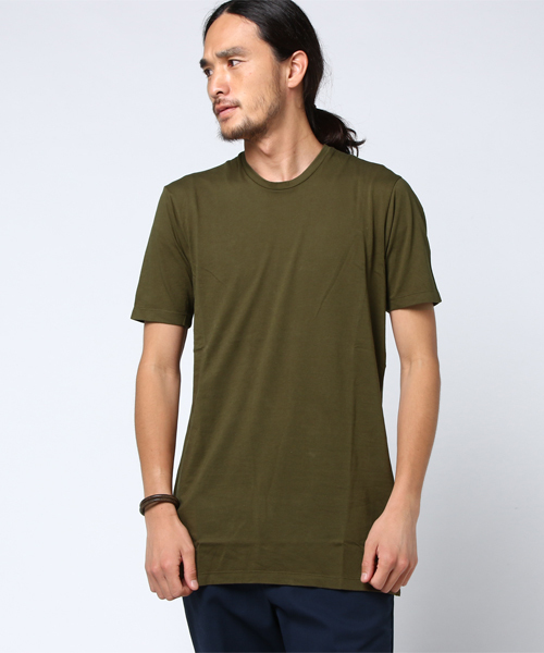 EDIFICE LA BOUCLE（エディフィスラブークル）の「◇LA BOUCLE 30/-コーマテンジク カラーロングTee（Tシャツ/カットソー・メンズ・ホワイト/ライトイエロー/ネイビー/カーキ/ブラック/レッド/チャコールグレー・46/44）」の17枚目の写真