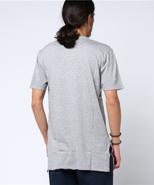 EDIFICE LA BOUCLE（エディフィスラブークル）の「◇LA BOUCLE 30/-コーマテンジク カラーロングTee（Tシャツ/カットソー・メンズ・ホワイト/ライトイエロー/ネイビー/カーキ/ブラック/レッド/チャコールグレー・46/44）」の12枚目の写真