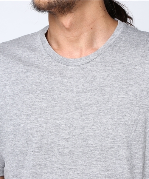 EDIFICE LA BOUCLE（エディフィスラブークル）の「◇LA BOUCLE 30/-コーマテンジク カラーロングTee（Tシャツ/カットソー・メンズ・ホワイト/ライトイエロー/ネイビー/カーキ/ブラック/レッド/チャコールグレー・46/44）」の13枚目の写真