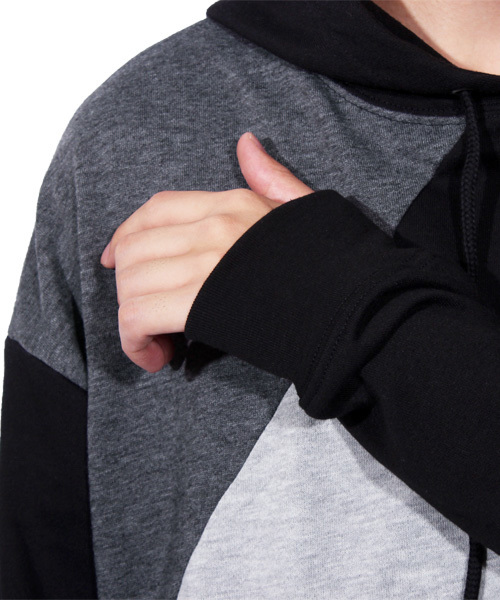 ８(eight)（エイト）の「切替 プルオーバー パーカー スウェット（パーカー・メンズ・ブラック/ホワイト・LARGE/MEDIUM）」の17枚目の写真