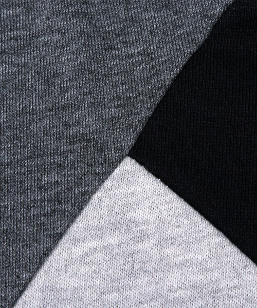 ８(eight)（エイト）の「切替 プルオーバー パーカー スウェット（パーカー・メンズ・ブラック/ホワイト・LARGE/MEDIUM）」の8枚目の写真