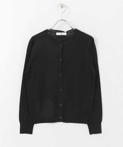 URBAN RESEARCH Sonny Label（アーバンリサーチサニーレーベル）の「ウォッシャブルウールクルーネックカーディガン（カーディガン/ボレロ・レディース・ブラック/ブラウン/グレー/オフホワイト・FREE）」の16枚目の写真