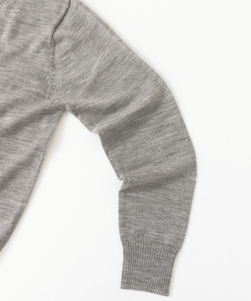 URBAN RESEARCH Sonny Label（アーバンリサーチサニーレーベル）の「ウォッシャブルウールクルーネックカーディガン（カーディガン/ボレロ・レディース・ブラック/ブラウン/グレー/オフホワイト・FREE）」の21枚目の写真