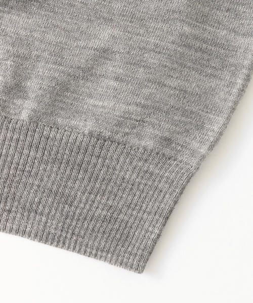 URBAN RESEARCH Sonny Label（アーバンリサーチサニーレーベル）の「ウォッシャブルウールクルーネックカーディガン（カーディガン/ボレロ・レディース・ブラック/ブラウン/グレー/オフホワイト・FREE）」の19枚目の写真