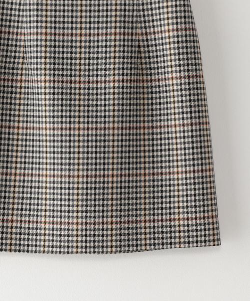 Steven Alan（スティーブンアラン）の「＜Steven Alan＞CHECK TIGHT SKIRT/ｽｶｰﾄ ◆（スカート・レディース・ベージュ/ブラック/ダークグレー/ブラウン・MEDIUM/SMALL）」の7枚目の写真