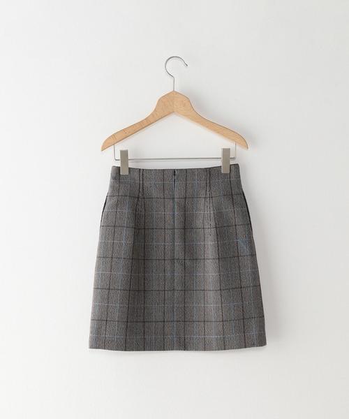 Steven Alan（スティーブンアラン）の「＜Steven Alan＞CHECK TIGHT SKIRT/ｽｶｰﾄ ◆（スカート・レディース・ベージュ/ブラック/ダークグレー/ブラウン・MEDIUM/SMALL）」の10枚目の写真