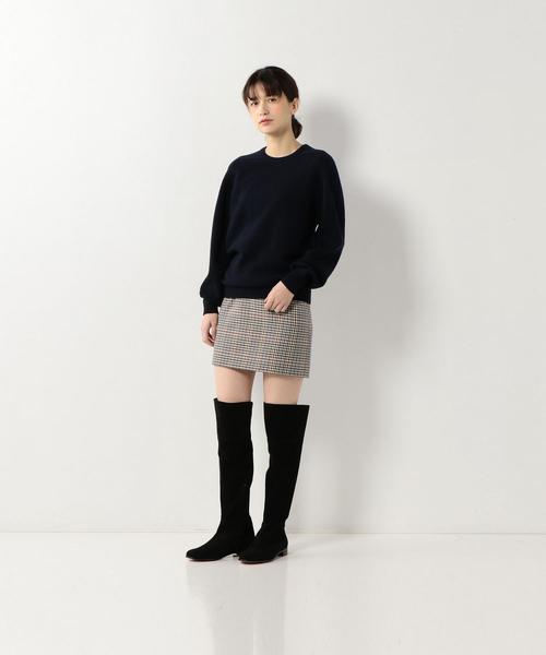 Steven Alan（スティーブンアラン）の「＜Steven Alan＞CHECK TIGHT SKIRT/ｽｶｰﾄ ◆（スカート・レディース・ベージュ/ブラック/ダークグレー/ブラウン・MEDIUM/SMALL）」の12枚目の写真