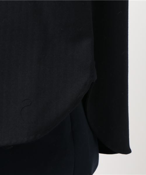 TICCA ティッカ ウール ダブルポケット シャツ ソフトウール 黒 長袖 春 TICCA 16AW ウールダブルポケットシャツ | 大阪・北摂・千里山