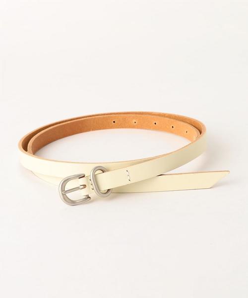 Hender Scheme（エンダースキーマ）の「Hender Scheme(エンダー スキーマ) tail belt（ベルト・メンズ・イエロー/ネイビー/ホワイト/ブラック/ナチュラル/オレンジ・FREE）」の2枚目の写真