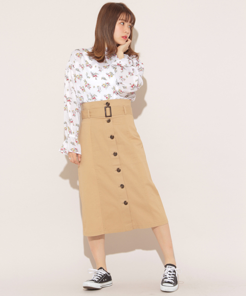 apres jour（アプレジュール）の「アソート柄スタンドフリル【ZOZOTOWN限定アイテム】（シャツ/ブラウス・レディース・ホワイト/ブラック/オフホワイト/イエロー・フリー）」の14枚目の写真