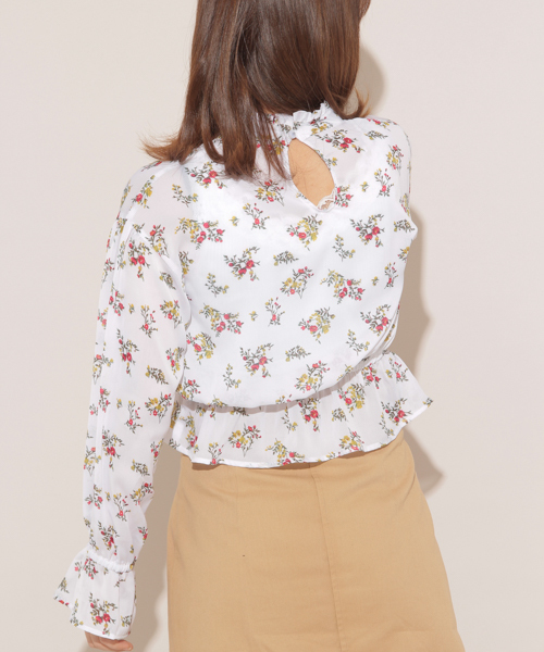 apres jour（アプレジュール）の「アソート柄スタンドフリル【ZOZOTOWN限定アイテム】（シャツ/ブラウス・レディース・ホワイト/ブラック/オフホワイト/イエロー・フリー）」の12枚目の写真