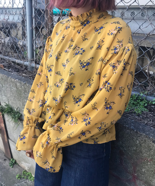 apres jour（アプレジュール）の「アソート柄スタンドフリル【ZOZOTOWN限定アイテム】（シャツ/ブラウス・レディース・ホワイト/ブラック/オフホワイト/イエロー・フリー）」の15枚目の写真