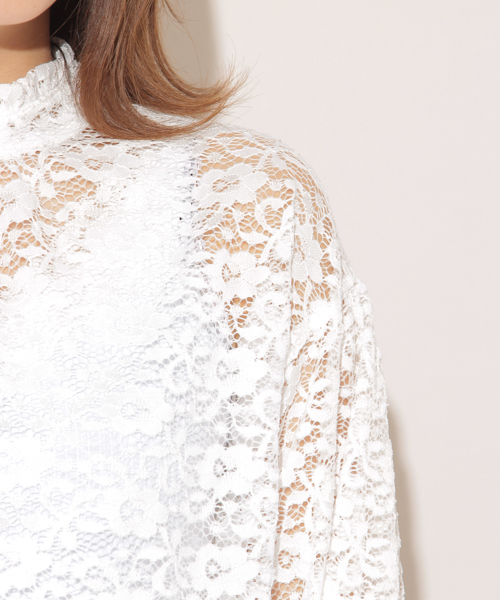 apres jour（アプレジュール）の「アソート柄スタンドフリル【ZOZOTOWN限定アイテム】（シャツ/ブラウス・レディース・ホワイト/ブラック/オフホワイト/イエロー・フリー）」の19枚目の写真