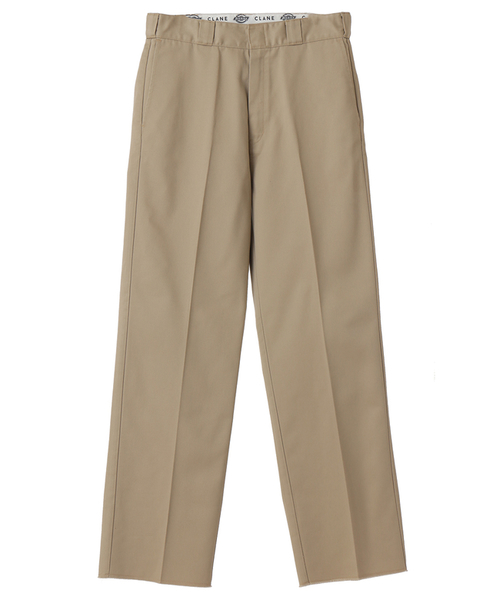 CLANE（クラネ）の「CLANE×Dickies STRAGHT PANTS（チノパンツ・メンズ・ホワイト/ベージュ/ブラック/ピンク・0/1/2）」の3枚目の写真