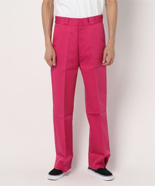 CLANE（クラネ）の「CLANE×Dickies STRAGHT PANTS（チノパンツ・メンズ・ホワイト/ベージュ/ブラック/ピンク・0/1/2）」の4枚目の写真