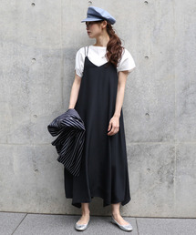 un dix cors | ハンカチヘムスリップドレス(ワンピース)