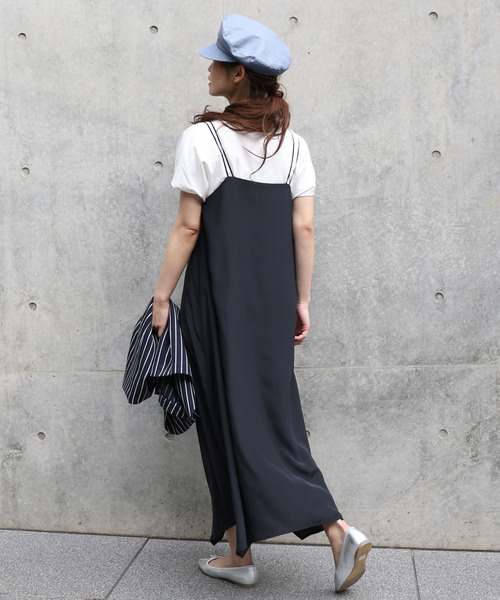 un dix cors（アンディコール）の「ハンカチヘムスリップドレス（ワンピース・レディース・ブラック・FREE）」の8枚目の写真