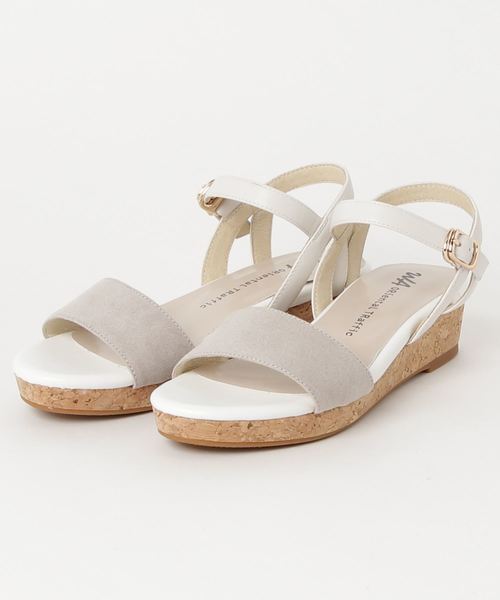 WA ORiental TRaffic（ダブルエーオリエンタルトラフィック）の「春夏新作★厚底コルクヒールサンダル★8654（サンダル・レディース・グリーン/グレー/レッド/ネイビー・3L/LL/L/S/M/SS）」の11枚目の写真