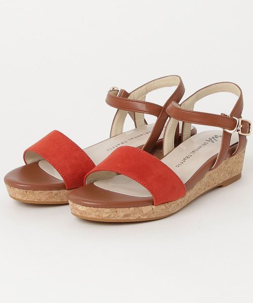 WA ORiental TRaffic（ダブルエーオリエンタルトラフィック）の「春夏新作★厚底コルクヒールサンダル★8654（サンダル・レディース・グリーン/グレー/レッド/ネイビー・3L/LL/L/S/M/SS）」の14枚目の写真