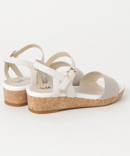 WA ORiental TRaffic（ダブルエーオリエンタルトラフィック）の「春夏新作★厚底コルクヒールサンダル★8654（サンダル・レディース・グリーン/グレー/レッド/ネイビー・3L/LL/L/S/M/SS）」の5枚目の写真