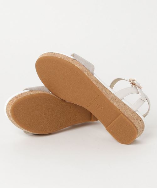 WA ORiental TRaffic（ダブルエーオリエンタルトラフィック）の「春夏新作★厚底コルクヒールサンダル★8654（サンダル・レディース・グリーン/グレー/レッド/ネイビー・3L/LL/L/S/M/SS）」の6枚目の写真