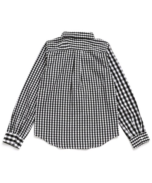 BREEZE（ブリーズ）の「ネット限定 3色3柄長袖シャツ(ジュニア)（シャツ/ブラウス・キッズ・オフホワイト/ドット/チェック・150/160）」の4枚目の写真