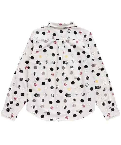 BREEZE（ブリーズ）の「ネット限定 3色3柄長袖シャツ(ジュニア)（シャツ/ブラウス・キッズ・オフホワイト/ドット/チェック・150/160）」の7枚目の写真