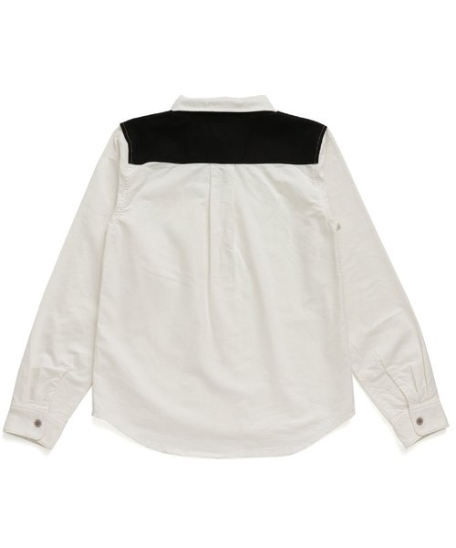 BREEZE（ブリーズ）の「ネット限定 3色3柄長袖シャツ(ジュニア)（シャツ/ブラウス・キッズ・オフホワイト/ドット/チェック・150/160）」の8枚目の写真