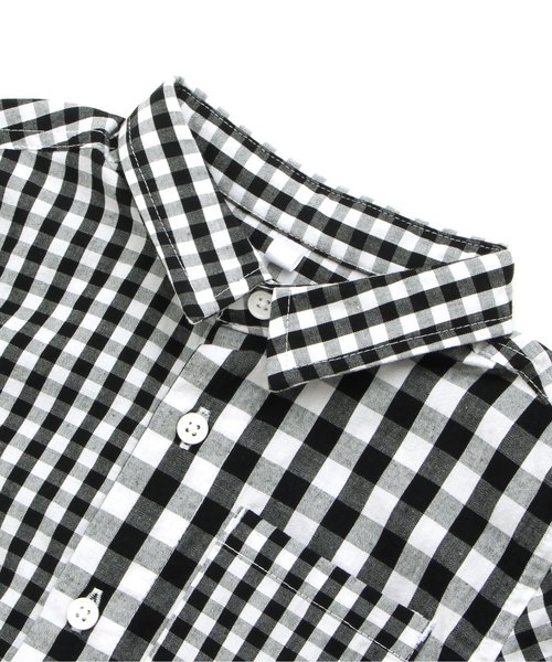 BREEZE（ブリーズ）の「ネット限定 3色3柄長袖シャツ(ジュニア)（シャツ/ブラウス・キッズ・オフホワイト/ドット/チェック・150/160）」の9枚目の写真