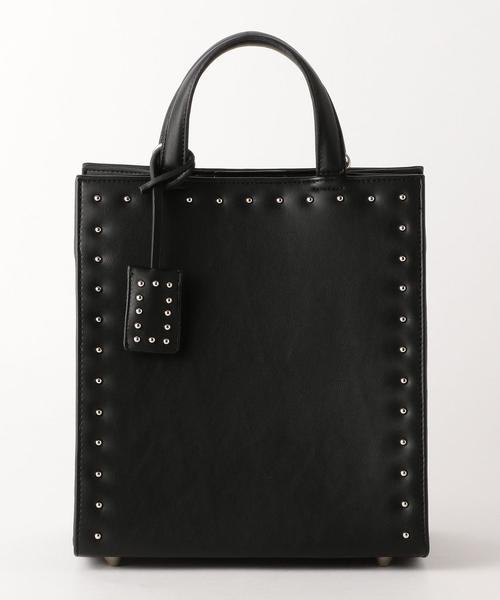 green label relaxing(グリーンレーベルリラクシング)の「KFC スクエア STUDS 2WAY バッグ ◆(ショルダーバッグ・レディース・ブラック/モカ・FREE)」の4枚目の写真