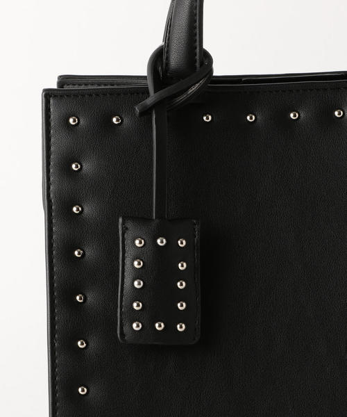 green label relaxing(グリーンレーベルリラクシング)の「KFC スクエア STUDS 2WAY バッグ ◆(ショルダーバッグ・レディース・ブラック/モカ・FREE)」の10枚目の写真