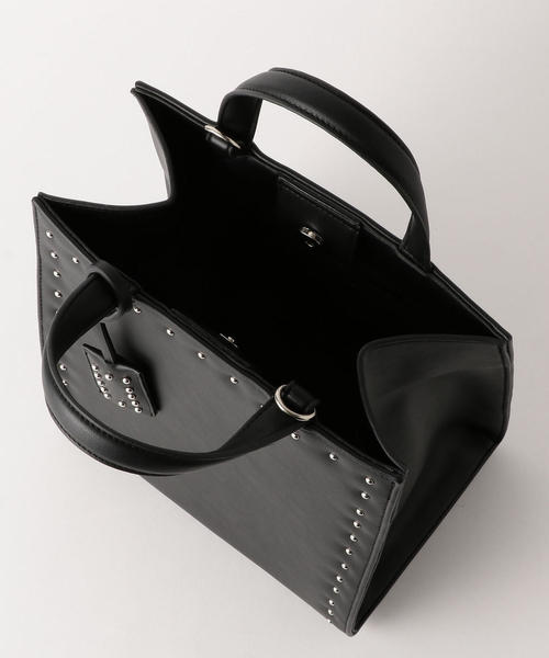 green label relaxing(グリーンレーベルリラクシング)の「KFC スクエア STUDS 2WAY バッグ ◆(ショルダーバッグ・レディース・ブラック/モカ・FREE)」の12枚目の写真