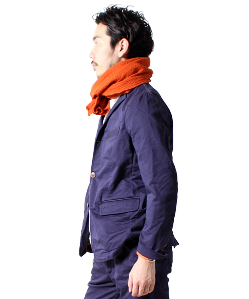 BEAMS PLUS（ビームスプラス）の「□dip / コットンストレッチ 3ボタンジャケット（テーラードジャケット・メンズ・ベージュ/ネイビー・SMALL/MEDIUM/LARGE）」の3枚目の写真