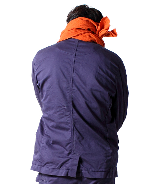 BEAMS PLUS（ビームスプラス）の「□dip / コットンストレッチ 3ボタンジャケット（テーラードジャケット・メンズ・ベージュ/ネイビー・SMALL/MEDIUM/LARGE）」の4枚目の写真