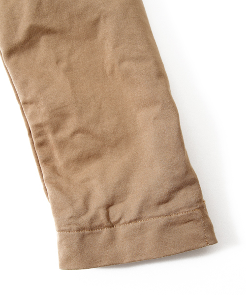 BEAMS PLUS（ビームスプラス）の「□dip / コットンストレッチ 3ボタンジャケット（テーラードジャケット・メンズ・ベージュ/ネイビー・SMALL/MEDIUM/LARGE）」の8枚目の写真