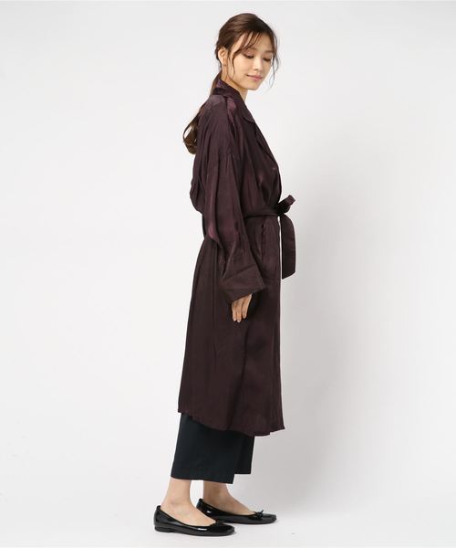 ottilie(オティーリエ)の「【HERENCIA】キュプラドルマンコート(その他アウター・レディース・ブラック/パープル/グレー/イエロー・FREE)」の5枚目の写真