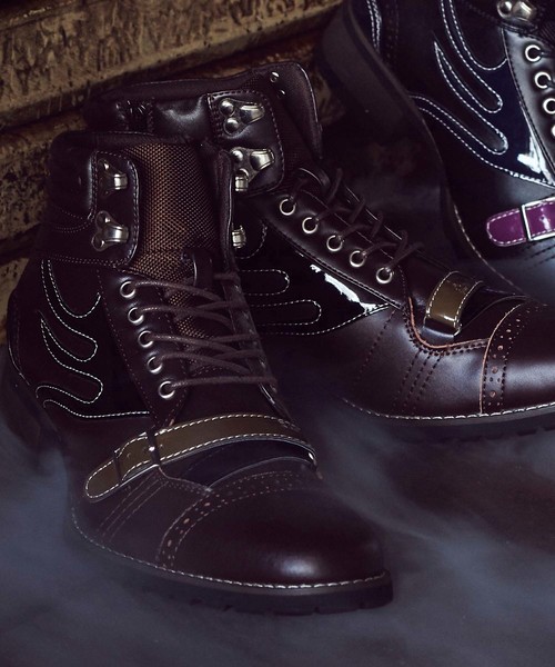 DRAGON BEARD（ドラゴンベアード）の「ワークブーツ　DX-8812（ブーツ・メンズ・ブラック系その他/ブラウン系その他/ブラック系その他2・44/41/42/43/40）」の3枚目の写真